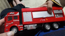 凌速 合金车仿真模型玩具车模 1:48回力军事工程车 运输垃圾车搅拌汽车警车挖掘机消防车 水炮消防车 实拍图