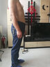 LEEHOYEE牛仔裤男修身小脚裤高弹力裤子男百搭纯黑色铅笔裤休闲长裤子显瘦 576白色 33码 实拍图