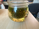 美斯尼 茶杯玻璃茶水分离杯茶具花茶杯加厚耐热玻璃水杯居家办公泡茶杯 牛气冲天A款 400毫升 实拍图