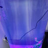 闽江（minjiang）半圆形鱼缸水族箱圆柱型金鱼缸客厅生态造景免换水锦鲤乌龟缸 纯白色+礼包+升级过滤 BY560加高款（鱼缸+储物柜子） 实拍图