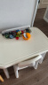 babypods儿童学习桌椅套装宝宝书桌幼儿园写字桌阅读区多功能玩具游戏桌 实拍图