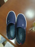 沙驰休闲鞋男鞋夏季英伦板鞋布鞋男士一脚蹬懒人鞋透气套脚乐福鞋男 蓝色-标码 S7233013A 38 (240mm) 皮鞋码 实拍图