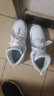 李宁男鞋板鞋休闲运动鞋男骑士春秋季小白鞋高帮经典休闲鞋滑板男鞋子 标准白 45码 实拍图