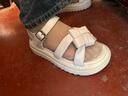 XIANGYUANGE女士凉鞋2026年新款夏季平底百搭女款编织法式松糕厚底防滑沙滩鞋 米色 38 (240mm) 实拍图