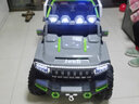 小童鞋【升级500】儿童电动车四轮越野汽车可坐大人双人摇控宝宝玩具车 升级500顶配灰12v15电+皮椅+软胎 实拍图