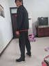 JIEJIAMENGKO中老年运动套装男两件套春秋季长袖男装运动服男休闲健身服大码 1919黑色二件套 XL 实拍图