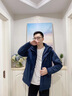 超斯特冲锋衣男女秋冬多功能三合一防水户外登山服羊羔绒内胆保暖外套 男92929苍蓝  2XL 实拍图