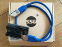 SSU速速优  MINIPCI-E  X1延长线 pcie3.0无线网卡扩展x1 x4 声卡转接线 PCI-E X1转X4双口 线长0.6米 实拍图
