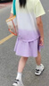NICKYBABY女童运动速干衣套装2025新款夏季跑步羽毛球训练服儿童休闲网球服 18837紫色+18410紫色【套装】 160 cm 实拍图