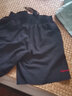 浪古 LAWKUL冰丝短裤男夏季五分裤宽松速干沙滩裤运动大裤衩男裤潮流休闲中裤 藏青＋黑色 2XL 实拍图