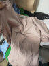 艾路丝婷夏装新款T恤女短袖上衣韩版修身体恤TX3560 紫色V领 XL 实拍图
