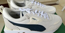 彪马（PUMA）复古跑鞋|舒适运动鞋男女新款冬休闲鞋RIDERFV391925 纯白色-午夜蓝-03 37 实拍图