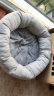 迪普尔 猫窝狗窝超大保暖冬季宠物猫咪狗狗毯垫子猫舍睡袋幼猫被窝比熊 灰色M（建议6斤猫咪/3斤狗狗） * 实拍图