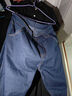 雅钧鸟牛仔裤男士春秋季直筒弹力修身大码工装裤夏款工作裤休闲长裤子男 8010蓝色+009蓝色【主图款】 33 -二尺六 实拍图