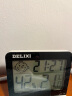 德力西（DELIXI）数显温湿度计智能精准家用可测室内外办公室创意壁挂式高精度 实拍图