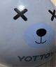 yottoy瑜伽球儿童羊角球加厚幼儿园充气跳跳球感统训练器材弹跳球 卢尼紫【加厚防爆无异味】 45cm 直径 实拍图