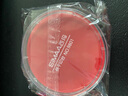 【全网低价 买贵双倍赔】西玛（SIMAA）80mm 快干印台印泥 财务办公用品 红色圆形透明外壳 9801 实拍图