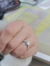 MoLi星光皇后结婚订婚戒指女戒六爪925银锆石1克拉生日520礼物 MOLI闪钻1克拉 尺码请备注 晒单实拍图