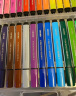 得力(deli)24色可水洗儿童水彩笔 画画易握住学生马克笔 彩色绘画涂色上色颜色美术玩具文具  收纳盒70658 实拍图