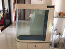 欧宝 鱼缸玻璃生态水族箱子弹头家用客厅屏风金鱼缸大型可定制 抽屉款  侧滤 1米长 实拍图