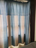 阿黎 北欧简约成品渐变条纹遮光窗帘2.5宽*2.4高 挂钩款 单片装 实拍图