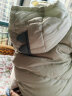 童泰秋冬3-24个月婴幼儿衣服宝宝轻薄款带帽羽绒连体衣哈衣 绿色 73cm 实拍图