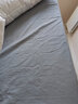 黄河口老粗布黄河口老粗布三件套纯棉全棉加厚纯色格子单人床单双人床单三件套 天蓝灰 1.8/2.0m床三件套（1床单+2枕套) 实拍图