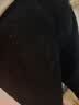 罗蒙（ROMON）【加绒可选】灯芯绒加厚休闲裤男秋冬新款时尚抽绳腰直筒长裤男 6635H黑色【加厚款】 2XL (185) （建议155-170斤） 实拍图