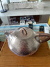 银器时代 景舟石瓢银壶泡茶壶足银999家用壶纯手工功夫茶具一张打银茶壶 大号岩目纹300克 350ml 实拍图