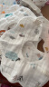 十月结晶花边围嘴8层加厚3条装0-1岁宝宝围兜饭兜口水巾360度可旋转  实拍图
