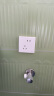 施耐德电气  10A三孔插座 86型暗装墙壁电源开关插座面板 皓呈系列 白色 实拍图