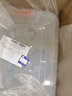 稳斯坦 W305 彩色带提手收纳箱 周转箱 带滑轮储物箱杂物工具带盖整理箱 透明170L带轮 定制 实拍图