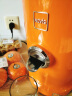 NOVIS原装进口榨汁机家用果蔬汁机全自动渣汁分离原汁机大口径多功能橙汁机 橙色 实拍图