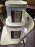 CCKO 米桶防虫防潮密封家用米缸米罐收纳箱储米罐 5KG方形密封米桶 5L 实拍图