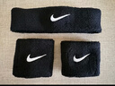 耐克（NIKE）护腕头带套装运动吸导擦汗跑步爬山健身护具黑色套装 实拍图