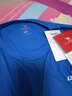 骆驼（CAMEL）羽毛球服男防晒速干运动两件套装 Y1S2TLF652-1 彩蓝/黑色 XL 实拍图
