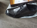 老人头（LAORENTOU）皮鞋男冬季头层牛皮正装鞋男士休闲商务圆头结婚鞋 1717 黑加绒39 实拍图