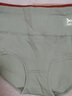 猫人女士内裤女纯棉抗菌底裆无痕收腹提臀高腰大码透气三角少女内裤头 【196高腰-绿/肤/卡其/粉】- 5条 M 【建议80-100斤】 实拍图