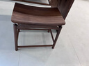 及木良作 北美黑胡桃方凳新中式全实木喝茶凳子餐凳家用板凳坐凳梳妆凳 北美黑胡桃木 实拍图