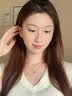 爱的约定【心有菱犀】18k彩金项链女玫瑰金锁骨链纪念日生日礼物送女友 实拍图