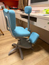 怡佳乐（YIJIALE）儿童学习椅小学生写作业写字椅子家用可升降调节正姿椅带脚踏 蓝色五爪/旗舰版+脚踏1.1-1.8米 实拍图