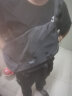 格尔顿斜挎包男士单肩包大容量学生背包潮流ins风休闲旅行运动挎包 黑色（青蛙挂件） 实拍图