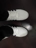 阿迪达斯（adidas）男鞋 2025秋冬季新款休闲鞋轻便减震鞋子白色潮流透气运动鞋板鞋 彩色三条纹小白鞋 42 (260mm) 实拍图