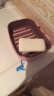 草木沫芬 免打孔香皂盒双层沥水肥皂盒创意不卡手吸壁式皂盒浴室置物架 单个装颜色随机 晒单实拍图