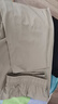 安踏冰丝型动裤丨薄款梭织修身男子九分裤显瘦休闲直筒裤子152427502 木卡其-5 XL 男180 实拍图