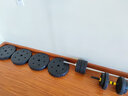 华亚（HUAYA环保哑铃杠铃套装组合男士举重杠铃 家用健身器材 75KG 哑铃杠铃两用套装组合 实拍图