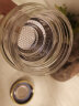 SIMELO施美乐印象京都加厚双层高硼硅玻璃直身商务杯泡茶水杯500ML雅金 实拍图