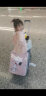 格灵童懒人行李箱儿童可坐可骑拉杆箱小孩旅游登机溜遛娃神器带娃旅行箱 粉色护栏款20寸+安全带+贴纸 实拍图