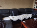 鲁惠家纺澳洲羊毛沙发垫子皮毛一体欧式座椅垫子秋冬整张地毯坐垫飘窗垫 象牙白 至尊   70*220 实拍图