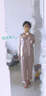 金三塔睡衣女真丝桑蚕丝可外穿凉感短袖睡衣两件套家居服礼物 [推荐]香妃色 M 实拍图